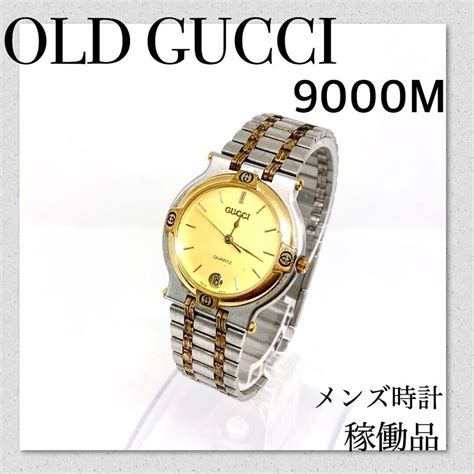 vintage gucci mens watch sapphire crystal|vintage gucci 9000m for sale.